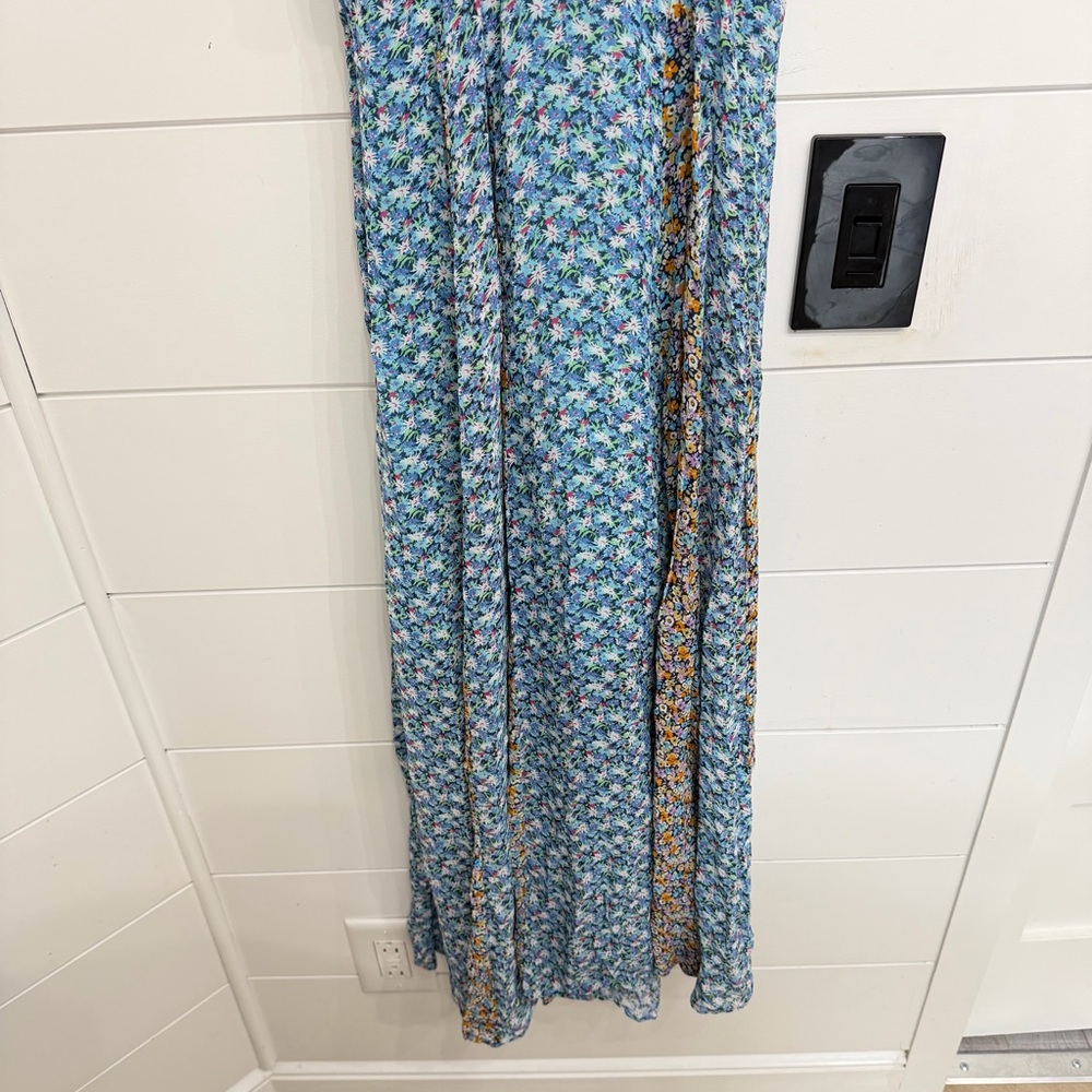 Anthro Maeve Floral Pleated Smocked Maxi Dress Boho Cottagecore 38670 - Picture 12 of 16